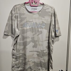 Men's Guess Camo Shirt XL